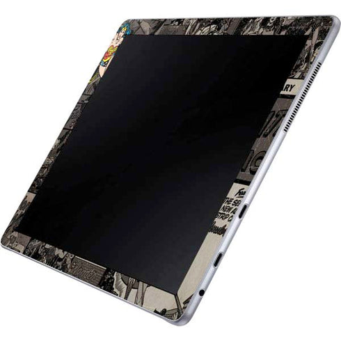 DC Comics Wonder Woman Vintage pose pattern Galaxy Book 12in Skin